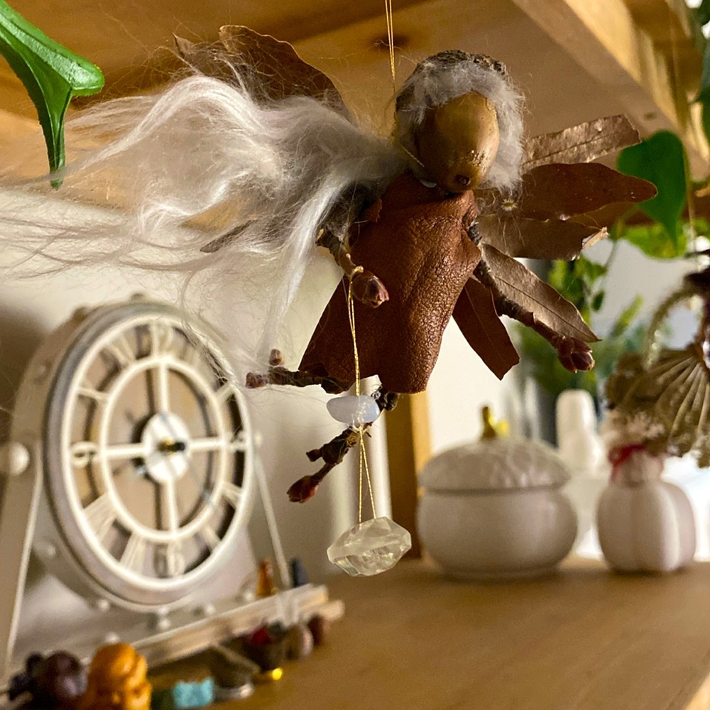 Wee folk moonstone crone